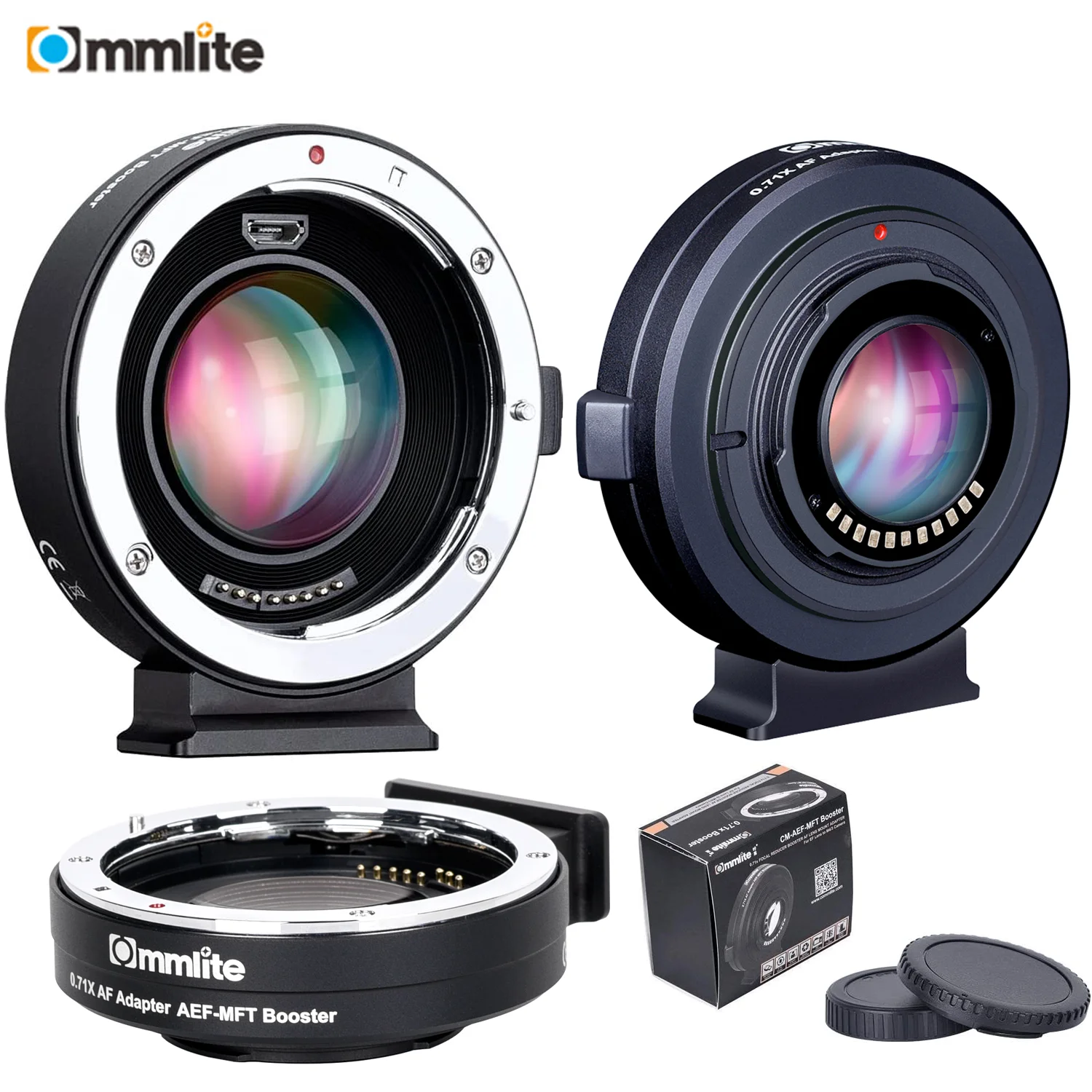 マウントアダプター Commlite CM-AEF-MFT BoosterCommlite CM