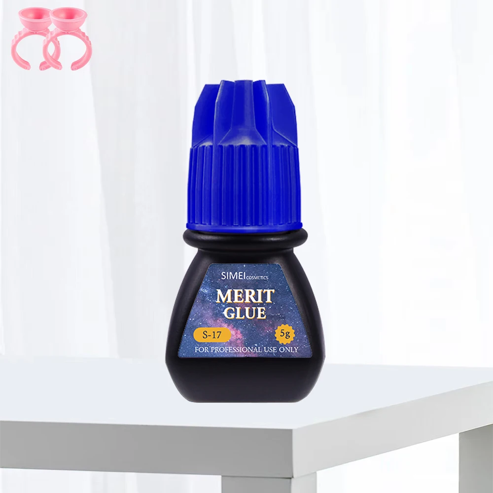 

HS-17 Merit Glue 0.5s Quick Dry 7-8 Weeks Long Lasting 100% Korea Original Eyelash Extension Glue