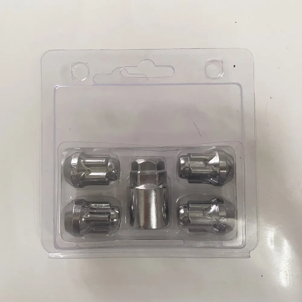 Locking Wheel Lug Nuts m14x1.5 Dual Hex Key Fits Chevrolet 2010+ Camar, Chrysler 2005+ 300, Charger Challenger