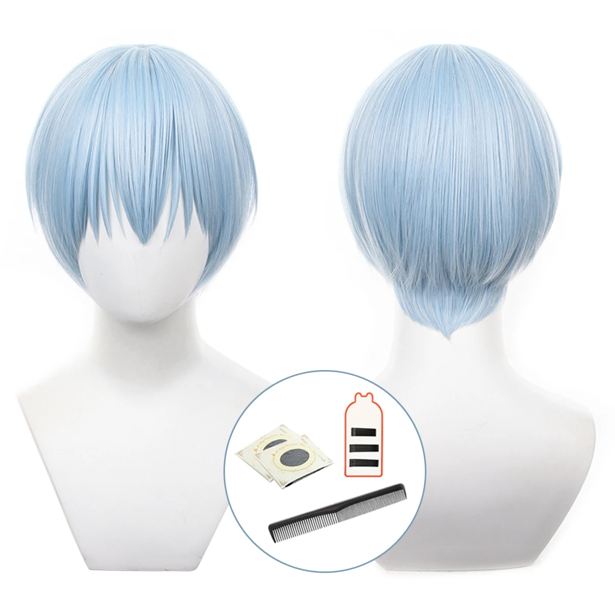 Frieren Beyond Journey's End Anime Himmel Cosplay Wig Rose Net Synthetic Fiber Adjustable Size