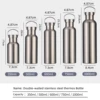 Stainless Steel Thermos Water Bottle Leak-proof Double Wall Large Capacity Wide Mouth Sports Water Bottles For Cycling 3