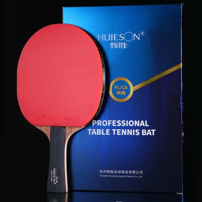 Huieson Pro 7 Star Racchetta Da Ping Pong Superficie In Noce Ayous Lama In Fibra Di Carbonio 7 Strati Paddle Da Ping Pong Per Giocatori Di Attacco Rap