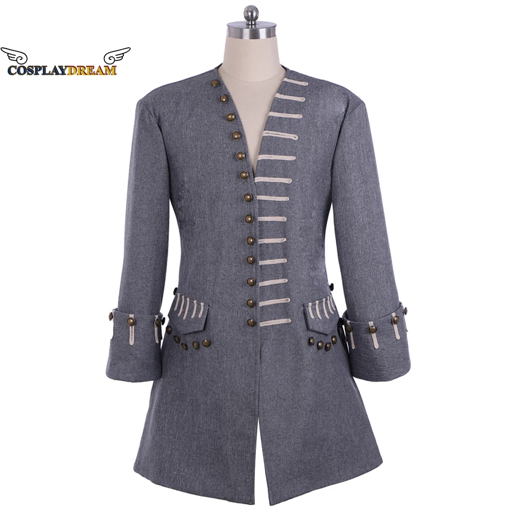 18Th Century Mens Royal Military Jack Et Jack Costume Uniforme Medievale Jack Et Tuxedo Coloniale Hamilton Coat George Washington