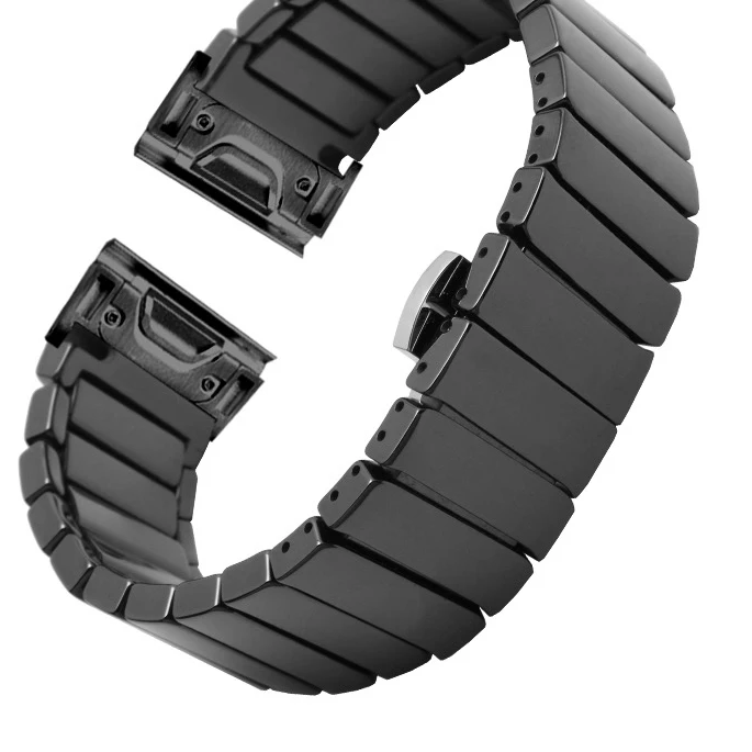 26 22mm Watchband For Garmin Fenix 7 6 6X Pro 5 5X Plus 3HR Ceramic Band Fenix6 Fenix5 7X Watch Quick Release Wrist Strap