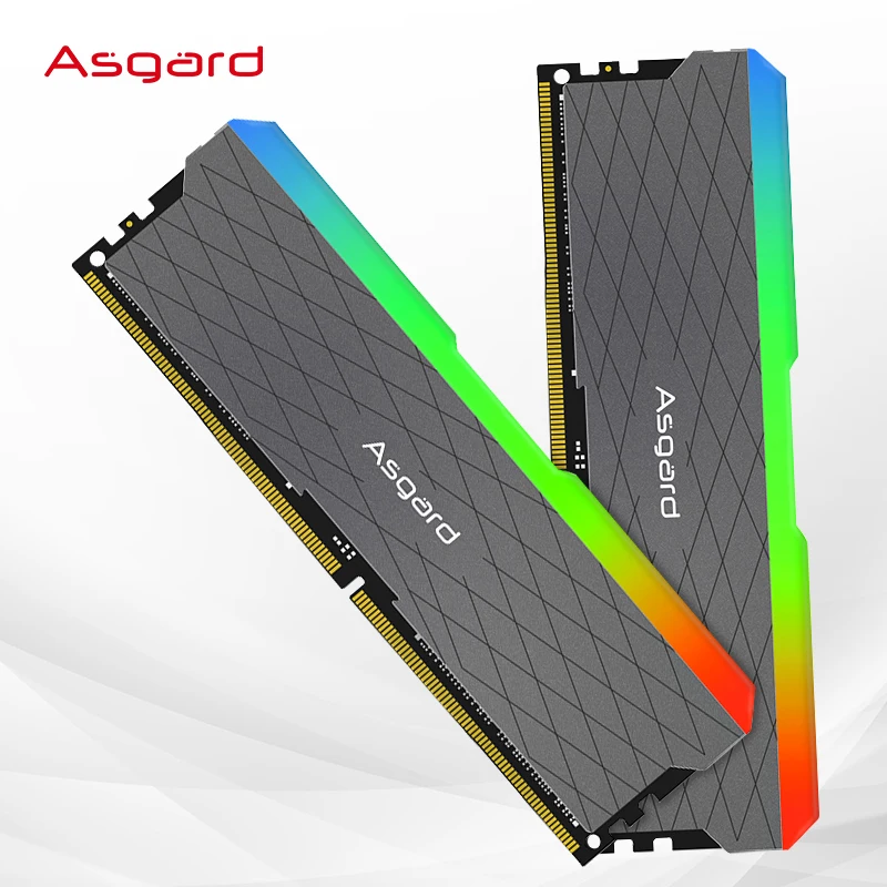 Asgard W2 RGB RAM DDR4 8GBx2 16gb 32gb 3200MHz PC4-25600 DIMM 메모리 Ram ddr4 데스크탑 Ram 1.35V Asgard Loki W2 RGB