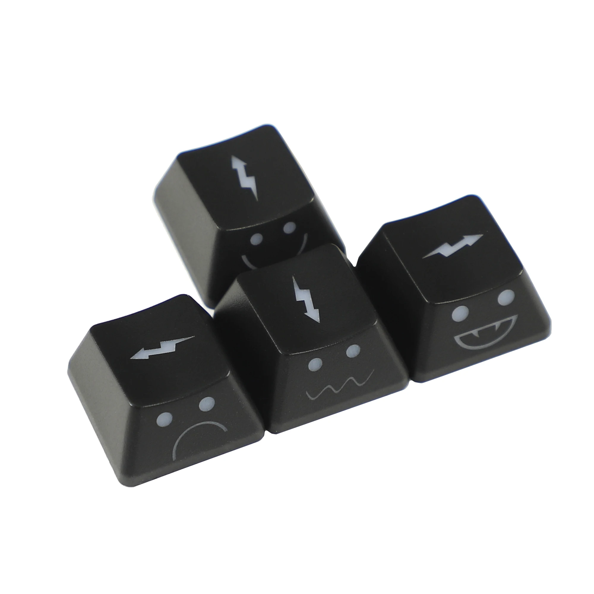 Wasd-seta Keycaps para mx Teclado Mecânico para Jogos Relâmpago Bebê Brilho Através de Keycaps Perfil Oem 1.6 mm Espessura - Imagem 4