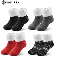 Slipper Fuzzy Socks Women Winter Cozy Fluffy Cabin Snow Warm Fleece Socks Soft Thick Non Slip Home Socks Winter Sleep Socks