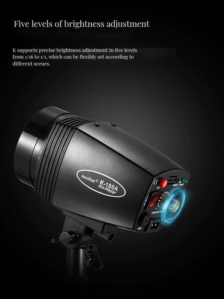 GODOX K-150A K150A K180A K-180A 180WS 150Ws Portable Mini Master Studio Flash Lighting Photo Gallery Mini Flash 110 v/220 v 6
