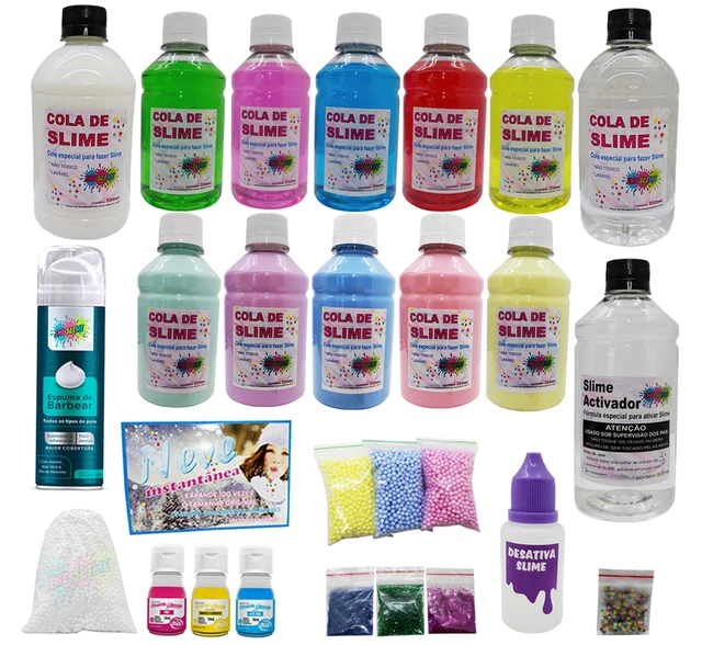 Slime Kit Unicorn DIY Making Fluffy Slime Complete Supplies KIT