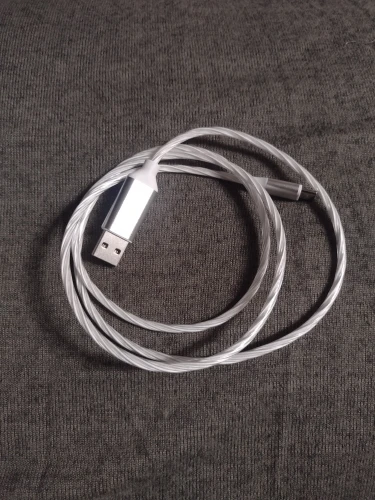 Glowing Cable Mobile Phone Charging Cables LED Light Micro USB Type C Charger For Samsung Xiaomi iPhone 14 13 Charge Wire Cord photo review