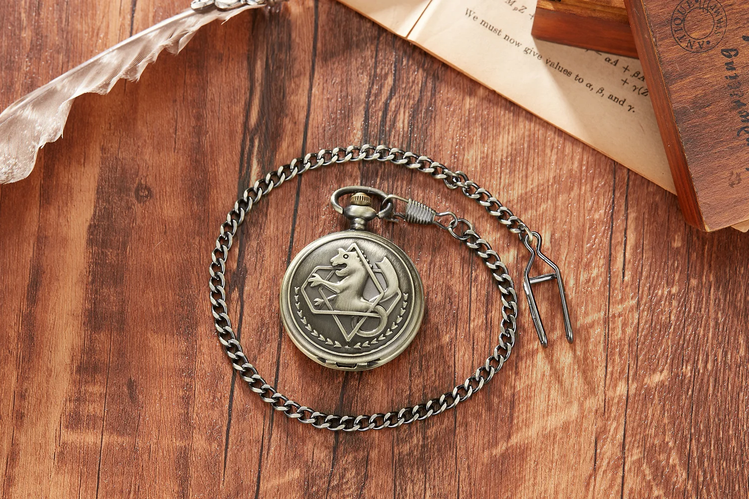 High Quality Full Metal Alchemist Silver Watch Pendant Men's mechanical Pocket Watches Anime Necklace Gift Reloj De Bolsillo