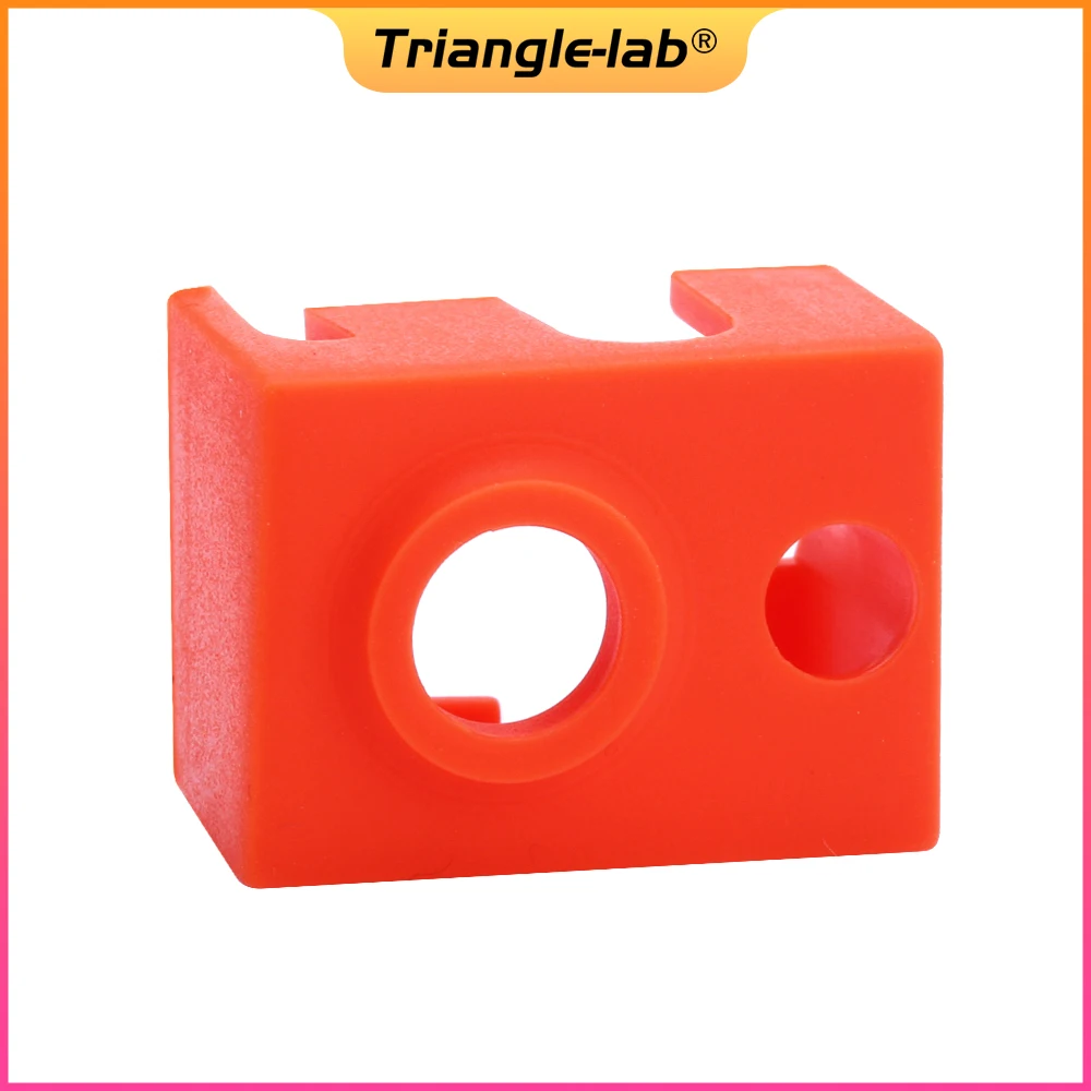 Trianglelab-silicone Aquecedor Bloco Meias v6 Meias para Heatblock Pt100 Dragão Hotend Bico Super Alta Qualidade Cartucho c - Imagem 5