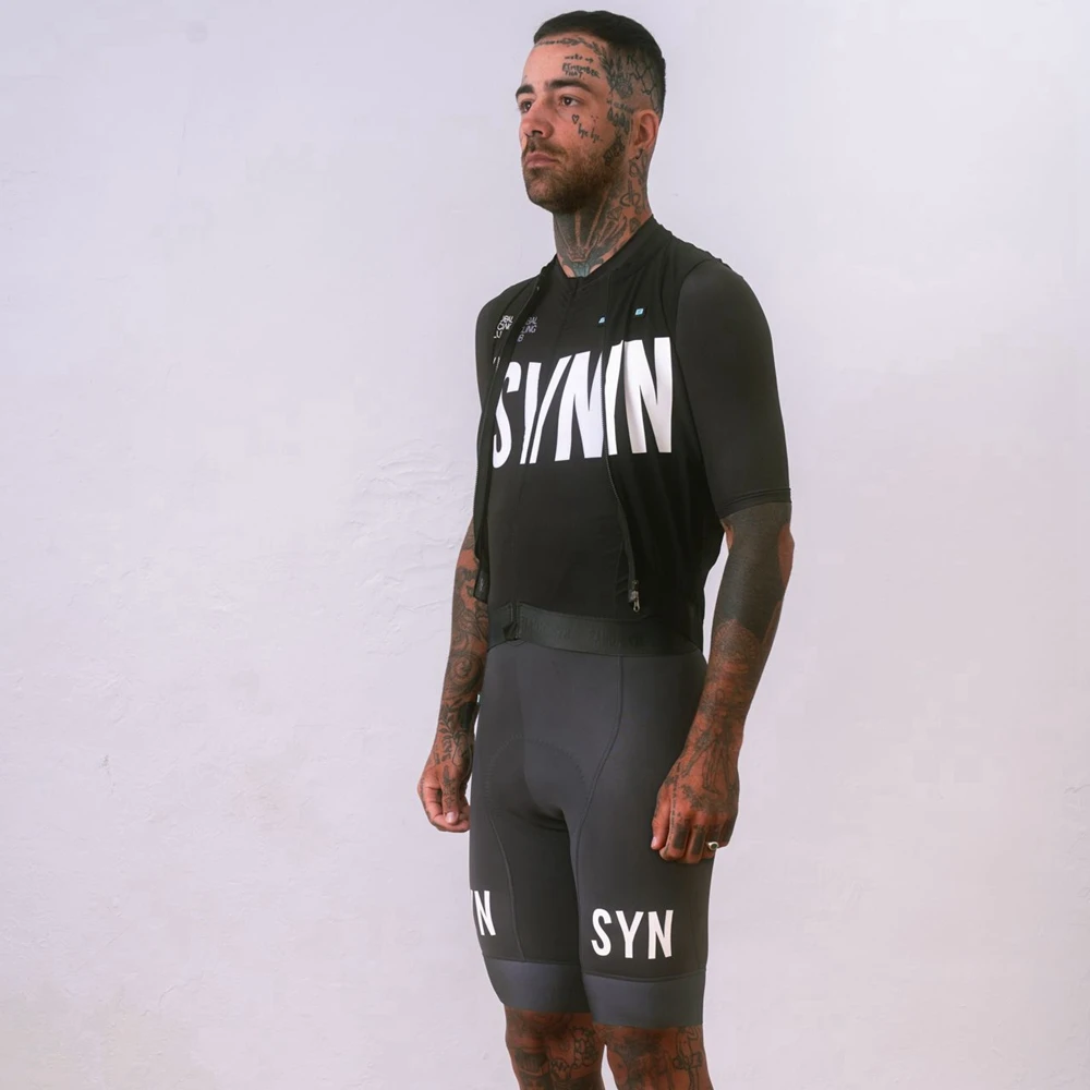Description Picture 6 of item2025 new men's cycling sportswear 6-color SYN competition club cycling Jersey Summer short sleeved cycling Shirts