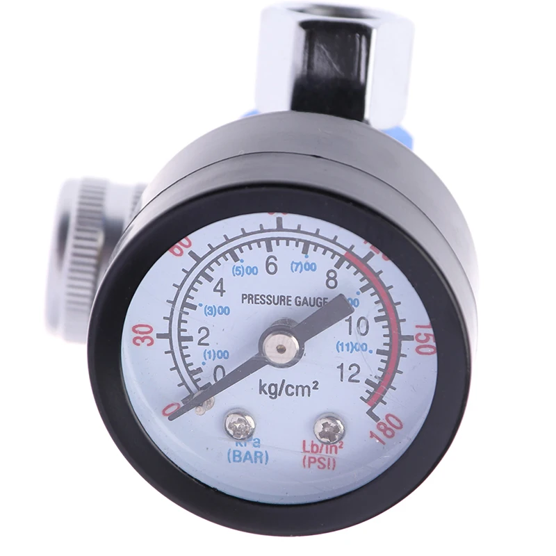 1/4npt Hvlp Spary Gun Regulator Air Pressure Gauge for Spray Gun spray gun regulator