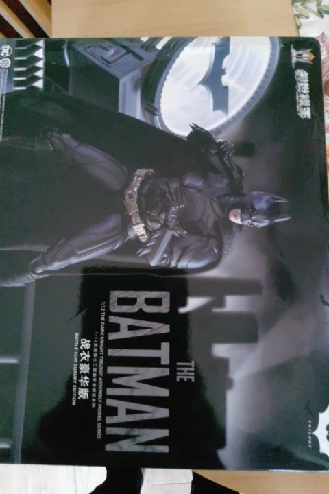 The Batman Bat-Signal DARK KNIGHT TRILOGY DC 1:12 Deluxe Edition Action Figure Justice League Model Toys Gift