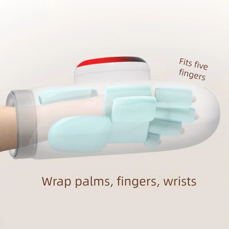 Hand Massager With Heating Pressure Kneading Vibration Relief