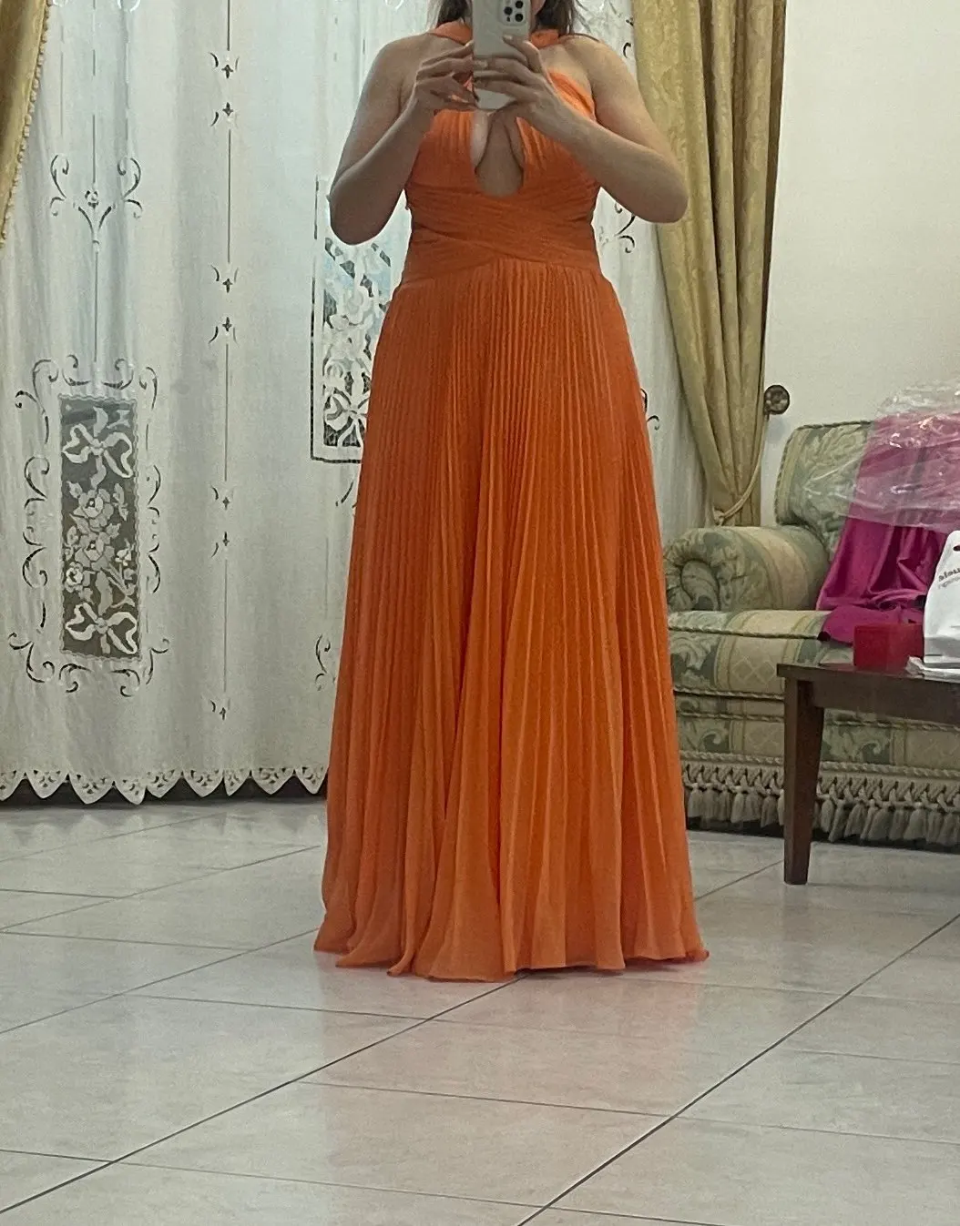 Backless Customized Women Evening Dress photo review