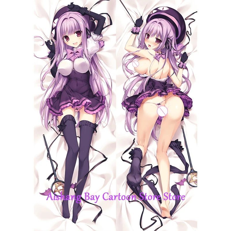 

Dakimakura Anime Pillow Cover Magical girl Beauty With Giant Breasts Double Sided Print Life-size Body Decoration