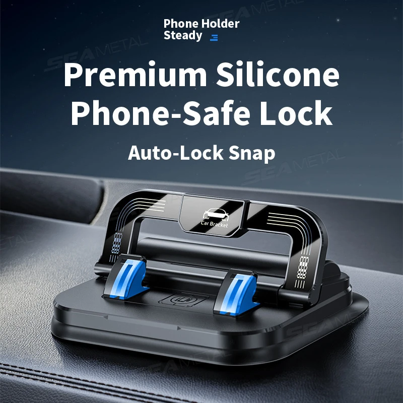 Car Dashboard Phone Mount Anti Slip Free Rotation Holder