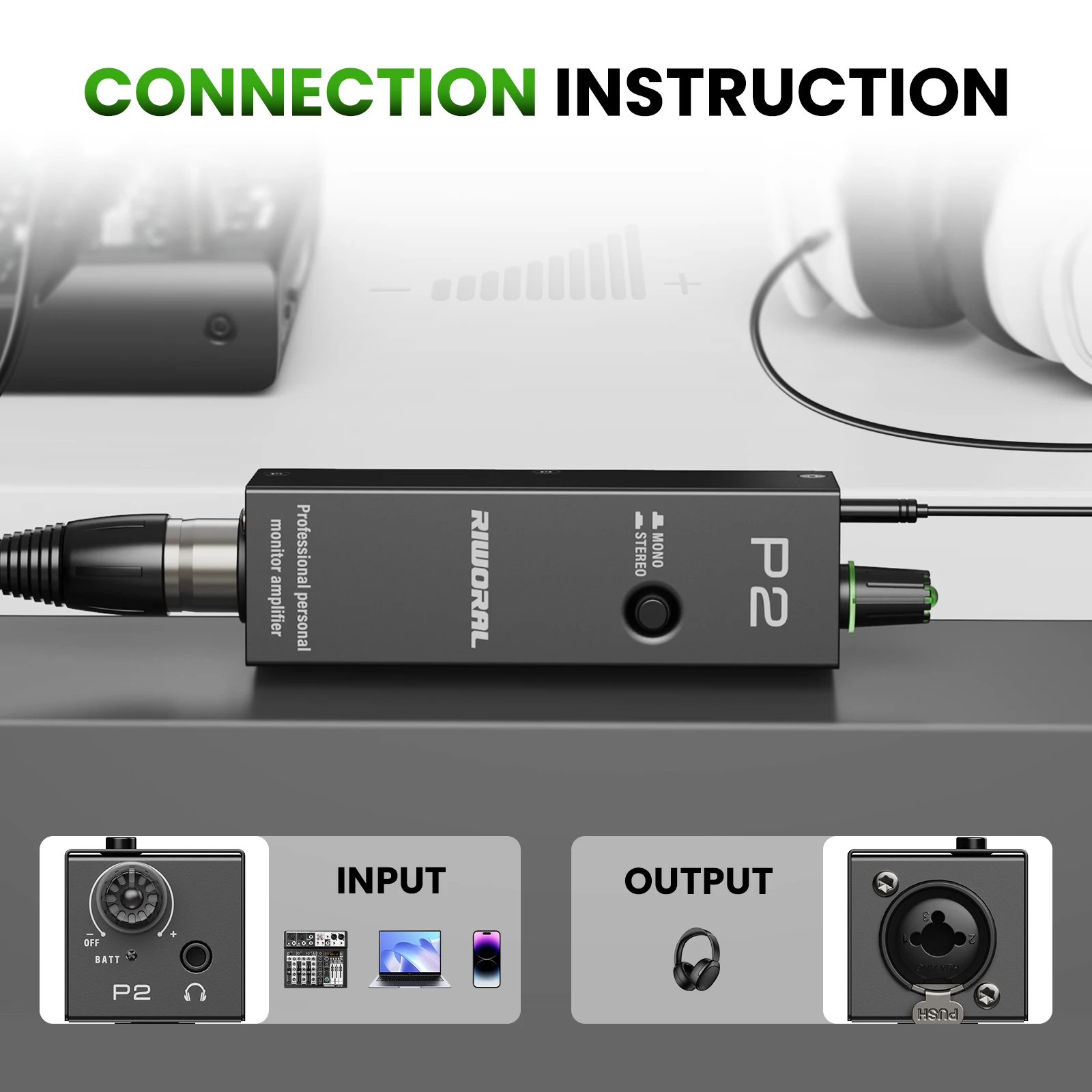 Headphone Amplifier Portable in Ear Monitor