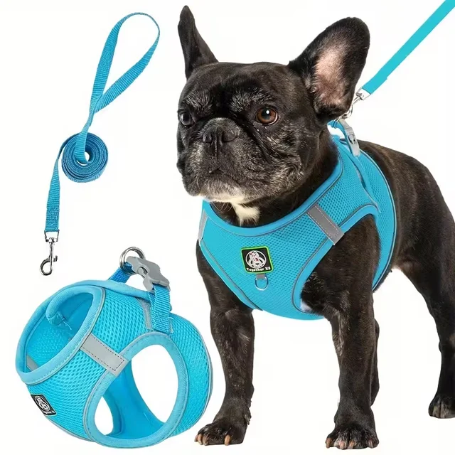 [Dog Walking Harness] 601 Small And Medium Dog Walking Harness + Leash Set 2pcs, Without Battery 4