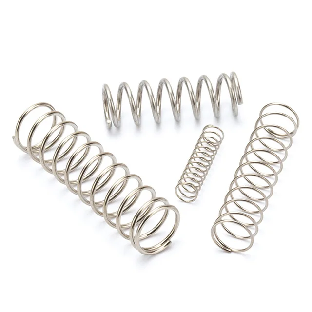 Molle Di Compressione In Acciaio Inox 304 PJLANG | Diametro Filo 1 Mm, Esterno 13 Mm, Lunghezza 10-50 Mm, 10 Pezzi (10 Mm)