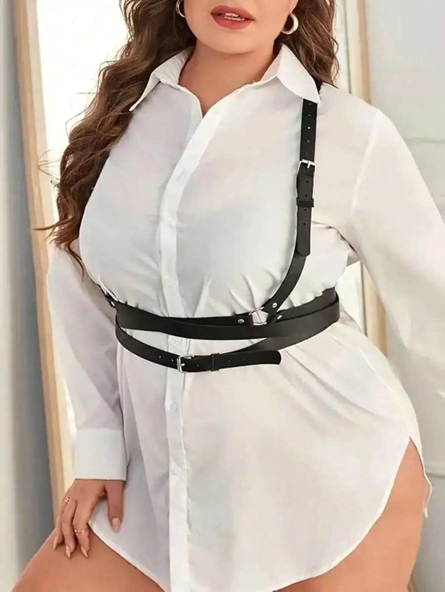 Harness Back Leather Belts Body Chains Layered Silver Black Tassel Chest Chain Belly Chain BeltGothic Rave Party For Women belts 20 Aad7b48c790074b44b4629e1b53499463e