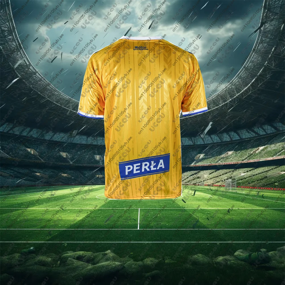 2025-26 남성 아동 소년 통기성 축구 유니폼 상의 홈 축구 스포츠 어웨이 서드 M-모터 L-루블린 가을 스포츠웨어 P-폴란드