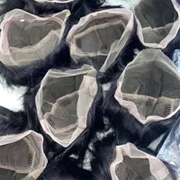Perruque en dentelle pleine HD pour perruques tressées, tresses sans nœuds, dreadlocks Cornrows, faux locs, micro torsades et tresses, 8 amarans 5