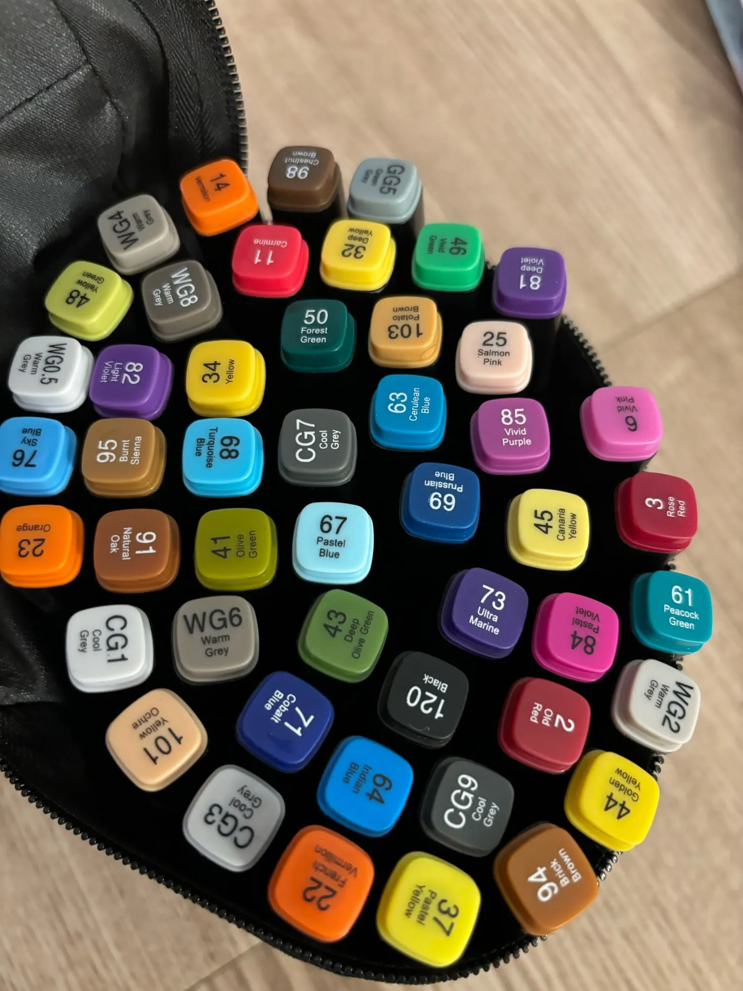 24-168 Colors Oily Art Marker Pen Set for Draw Double Headed Sketching Oily Tip Based Markers Graffiti Manga School Art Supplies photo review