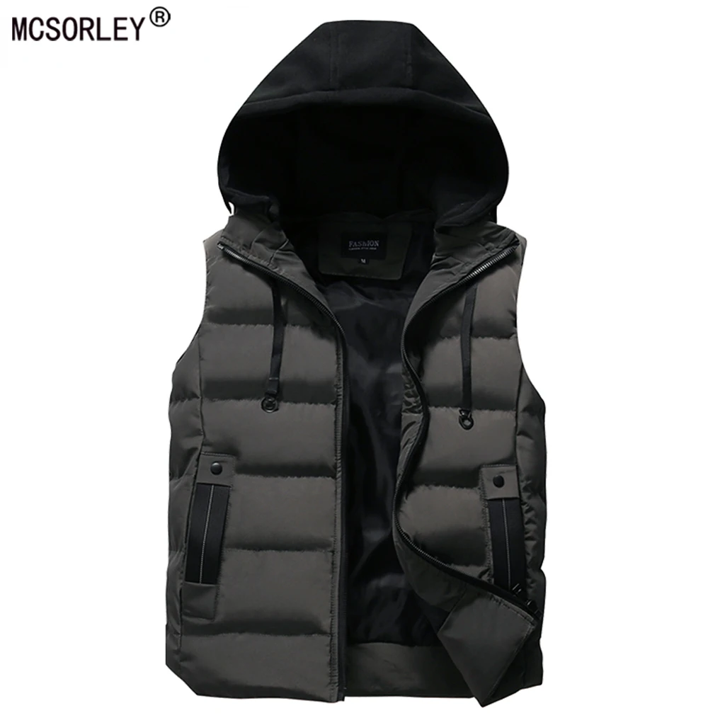 MensVestJacketWinterWaterproofWarmSleevelessMenJacketFashion