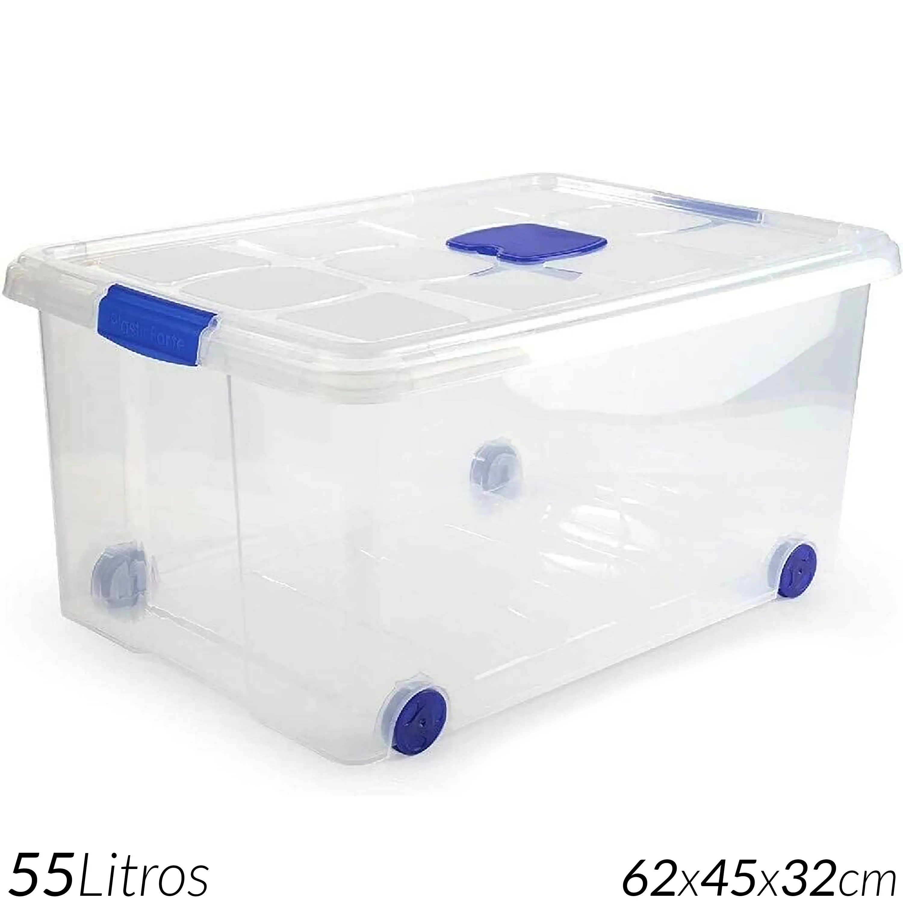 Malle de rangement des bagages en plastique bleu Integy pour 1/10 Crawler -  C29436BLUE - - FANATIC RC