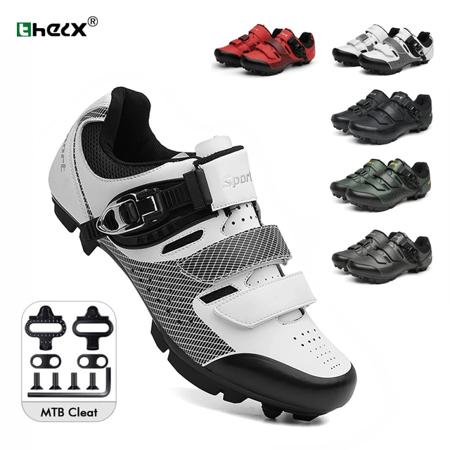 Zapatillas ciclismo mtb para hombre y mujer, zapatos planos de bicicleta de  montaña, botas de bicicleta de carretera, zapatillas de ciclismo velocidad,  calas Spd para Shimano - AliExpress