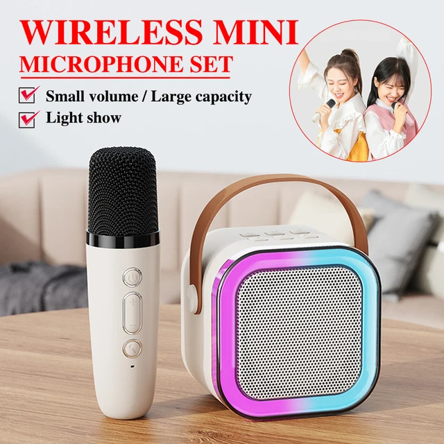 Professional Singing Bluetooth $peaker ColumnSpeaker High-end Ktv Karaoke Microphone Bluetooth Audio Wireless Mic 2