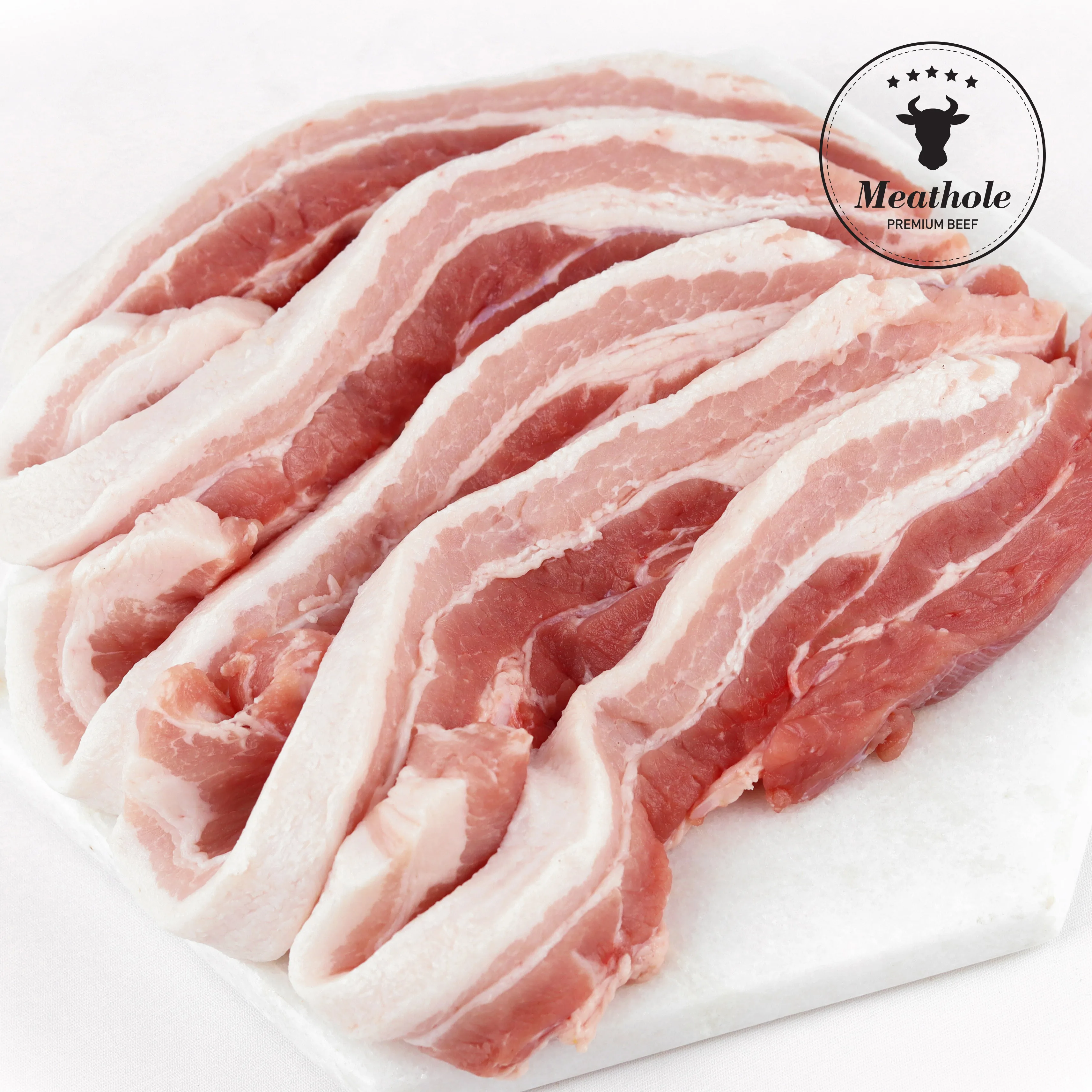 [미트홀] 돼지 삼겹살 1kg 보리먹고 자란 돼지 구이용 수육용 