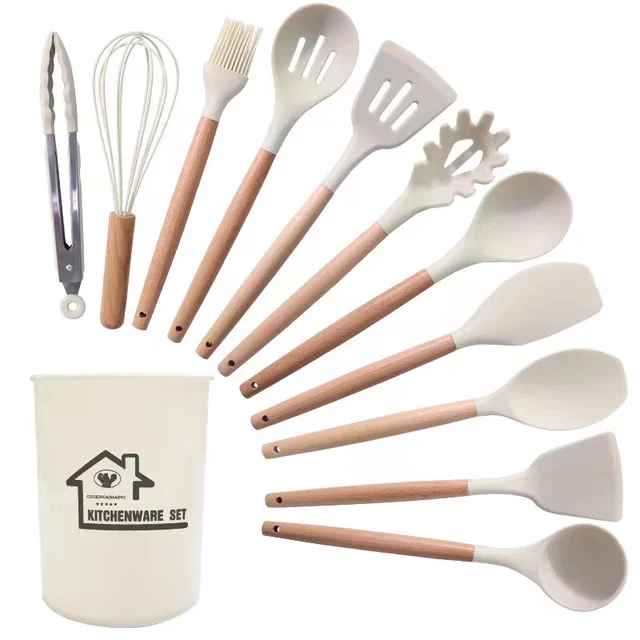 Silicone spatula and spoon 12-piece set 5