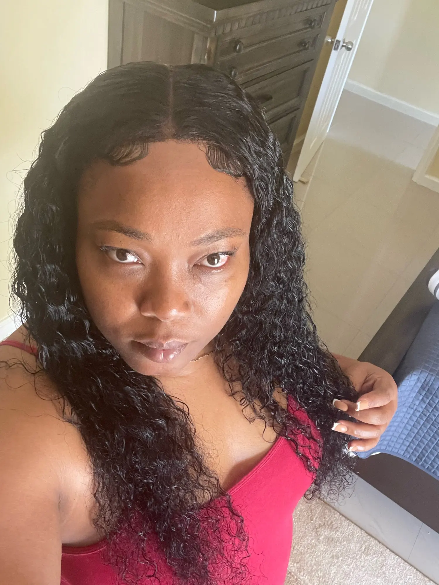 3D Dome Cap Water Wave Wear & Go Glueless HD 4X6 Lace PreCut Closure