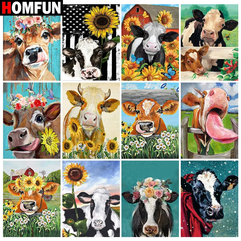 DIY 5D Diamond Painting Cow Horse Chicken Cross Stitch Kit Farm Animal  Mosaic Diamond Embroidery Wall Art Home Decor Gift - AliExpress