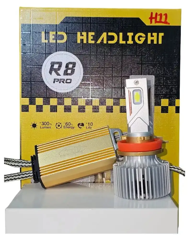 KIT DE LUCES R8 PRO H1 H7 H11,9005/6 H4 H13 9004/7