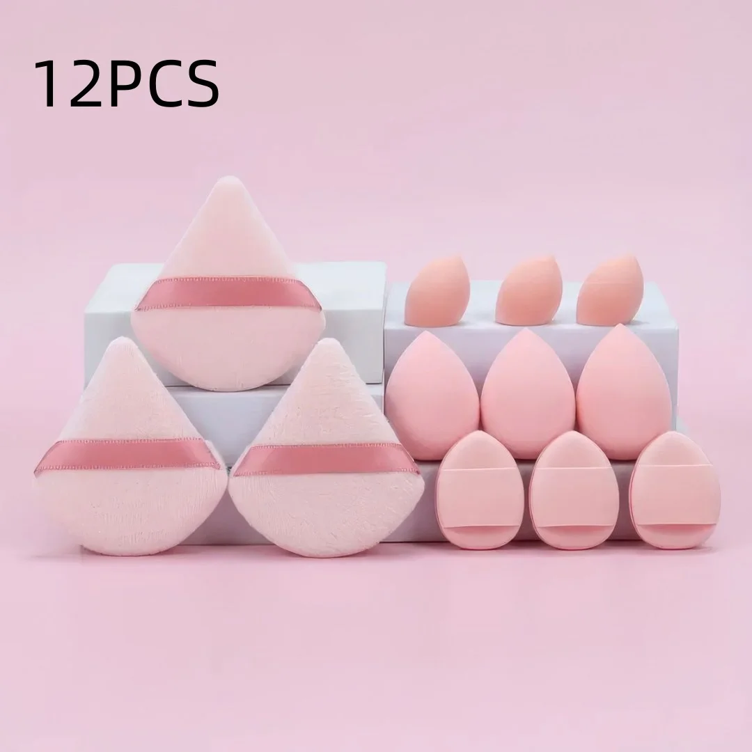 12pcs Makeup Sponge Egg Set Professional Collection View