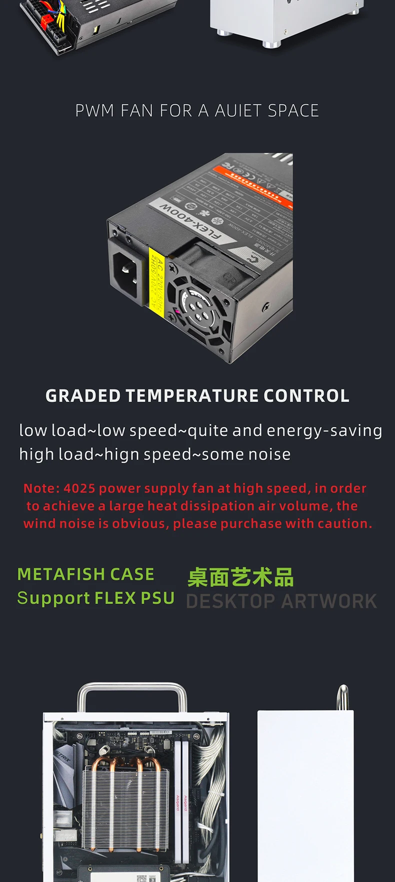 Flex 300W, PSU Modular Completa, ATX, 1U