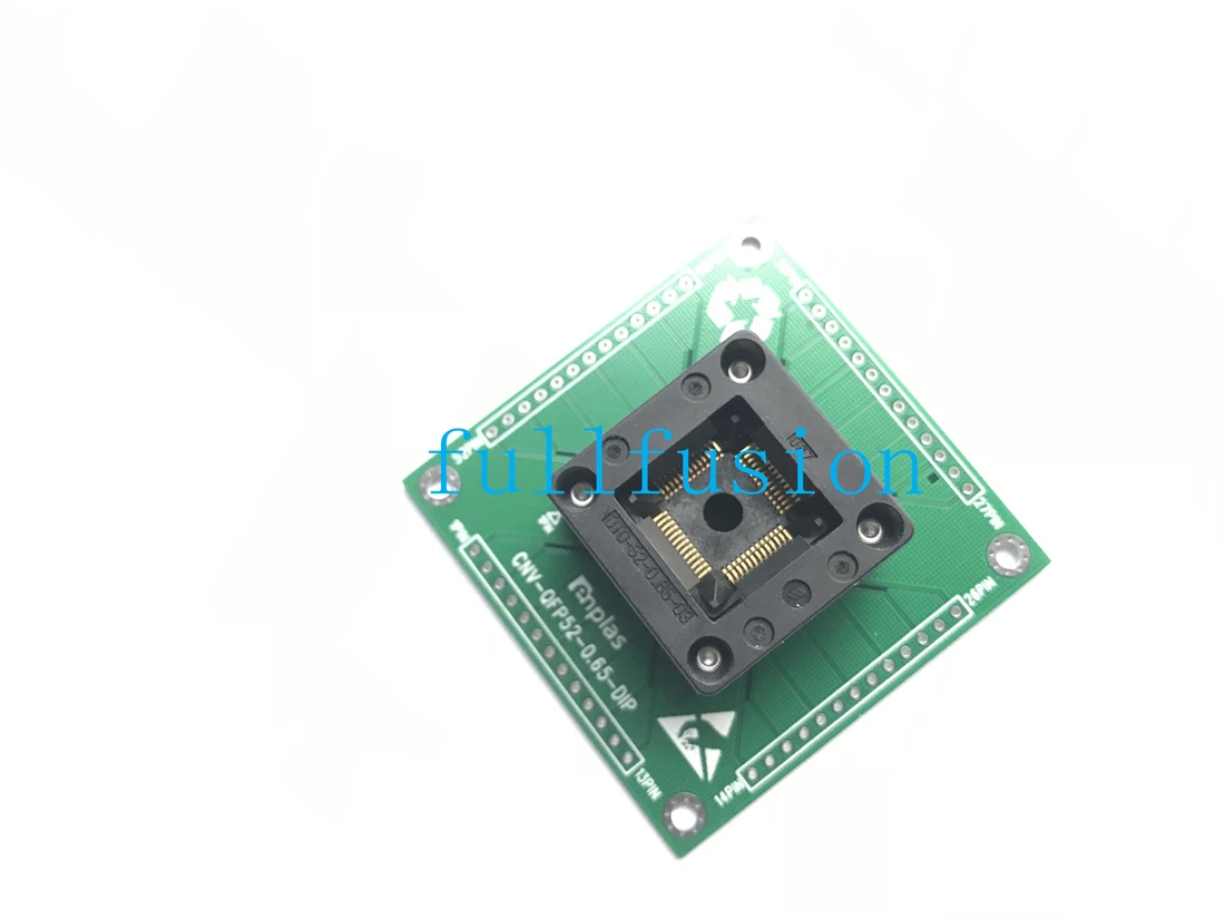 OTQ-52-0.65-03 QFP52P 0.65mm ġ Enplas IC ׽Ʈ    TQFP52 DIP α׷  IC ٵ ũ 10x10mm