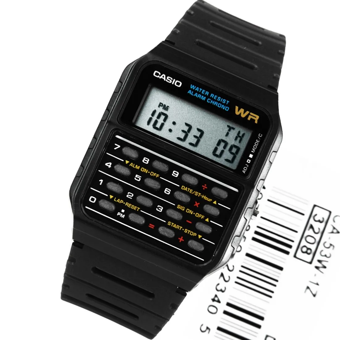 Casio Man Ca-53W Orologio Calcolatrice Multifunzione Resistente All'Acqua E Allarme