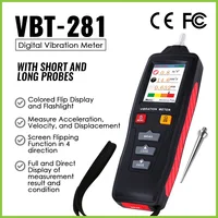 VBT-281 Vibration Analyzer Color LCD Digital Meter Rotate Acceleration Velocity Displacement High Low Frequency Tester 1