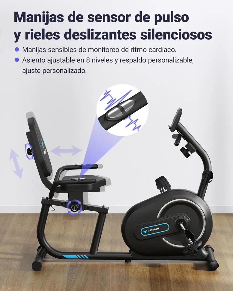 MERACH Bicicleta Estatica, Bicicleta Estática Magnética con
