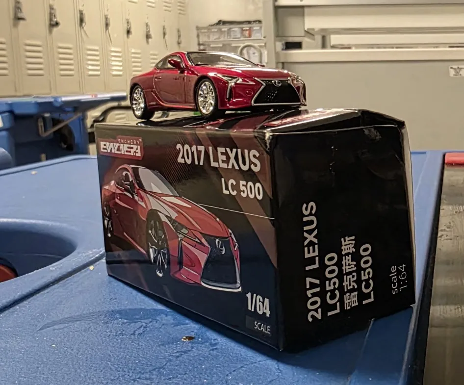 New In Stock Enchery 1:64 2017 Lexus Lc500 Alloy Miniature Diecast