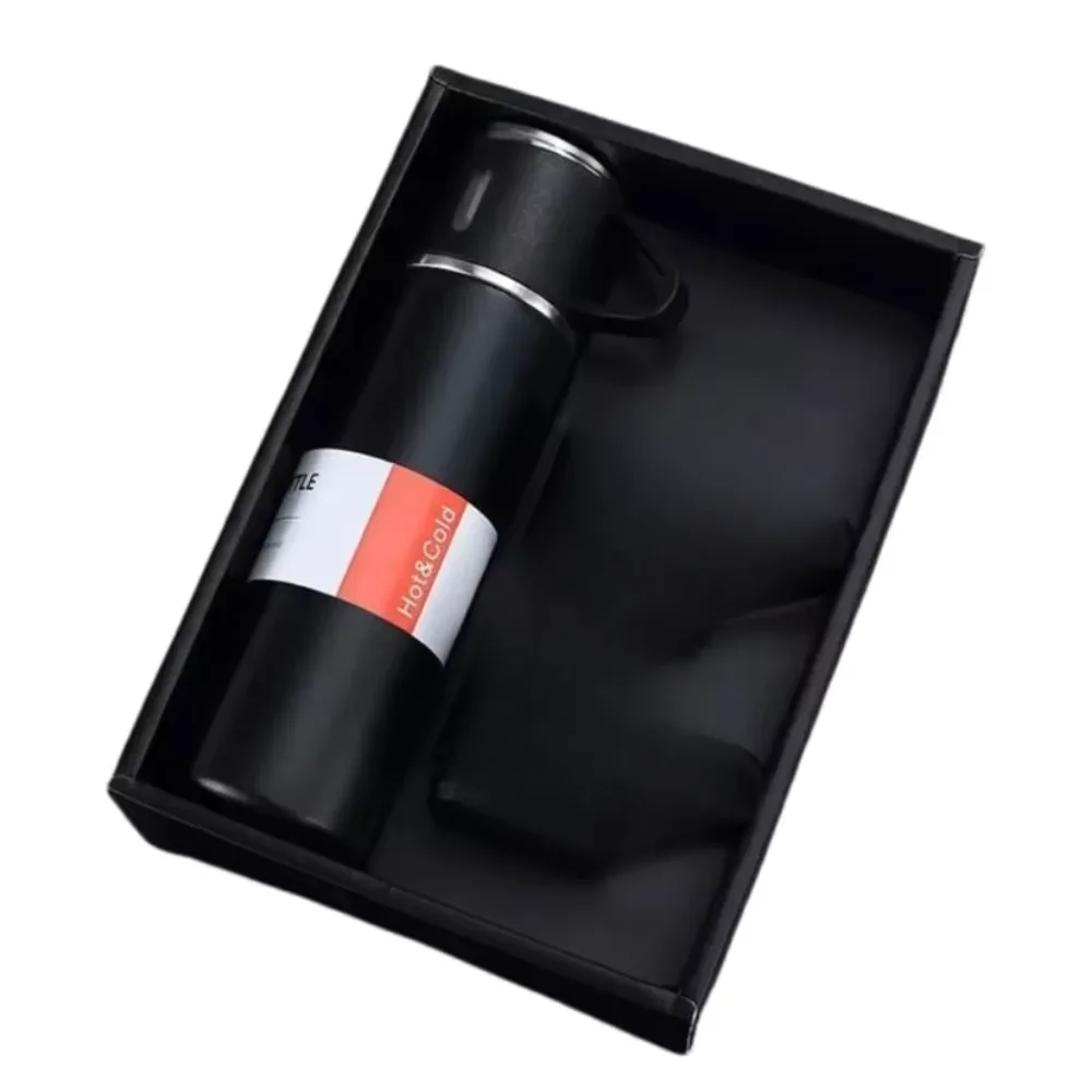 Garrafa De Café Premium Isolamento Térmica 500 mL com Xícara Copo 7