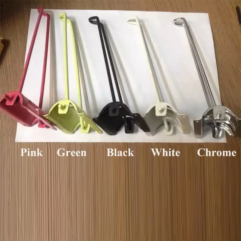 4Pcs Mini 178mm 7" High Folding Hairpin Leg Display Stand Laptop Table Chrome Matte Black White