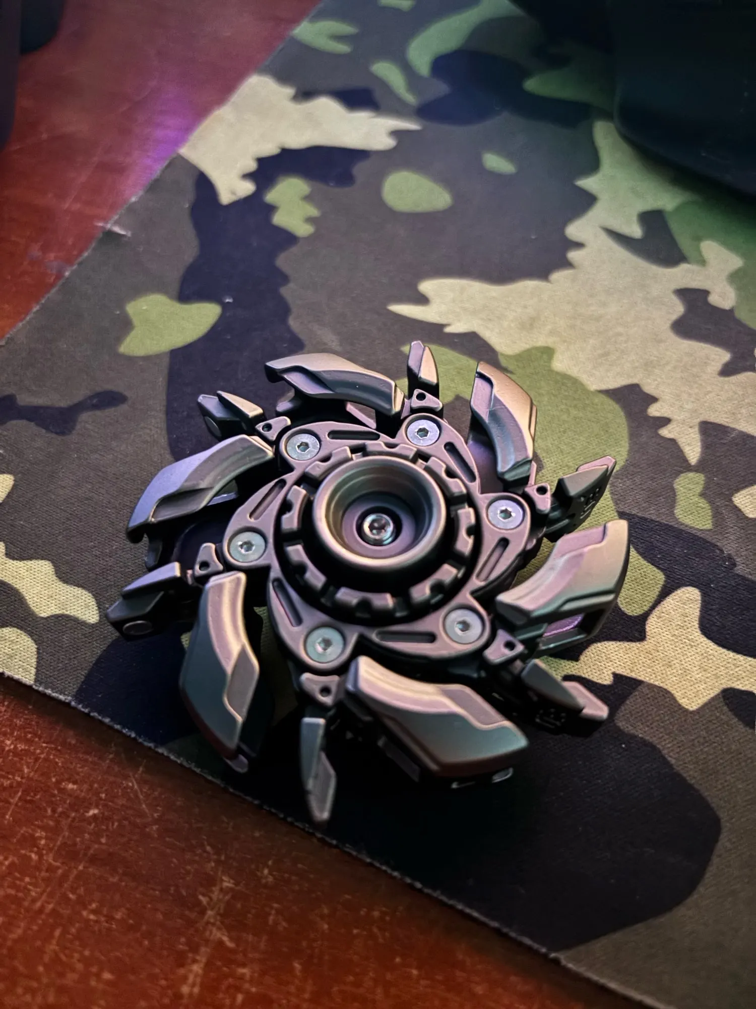 EDC Fidget Sliders Open Armor Spinning TopFidget Toys Stress Relief For Adults Magnetic Meta photo review