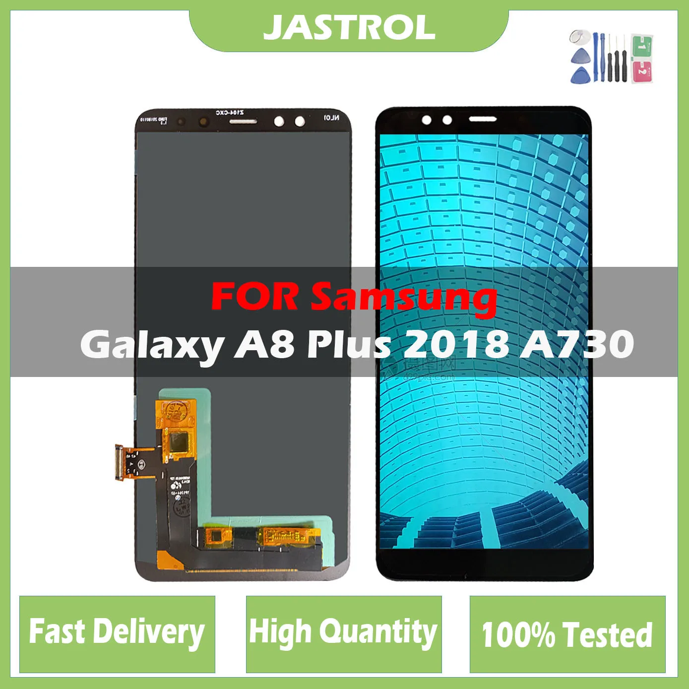 

Super Amoled For Samsung Galaxy A8 plus A730 A730F LCD Display Touch Screen Digitizer Assembly for Galaxy A8+ 2018